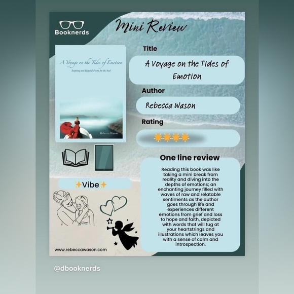 Voyage on the tides of emotion- illustrated poetry book - Picture 8 of 9